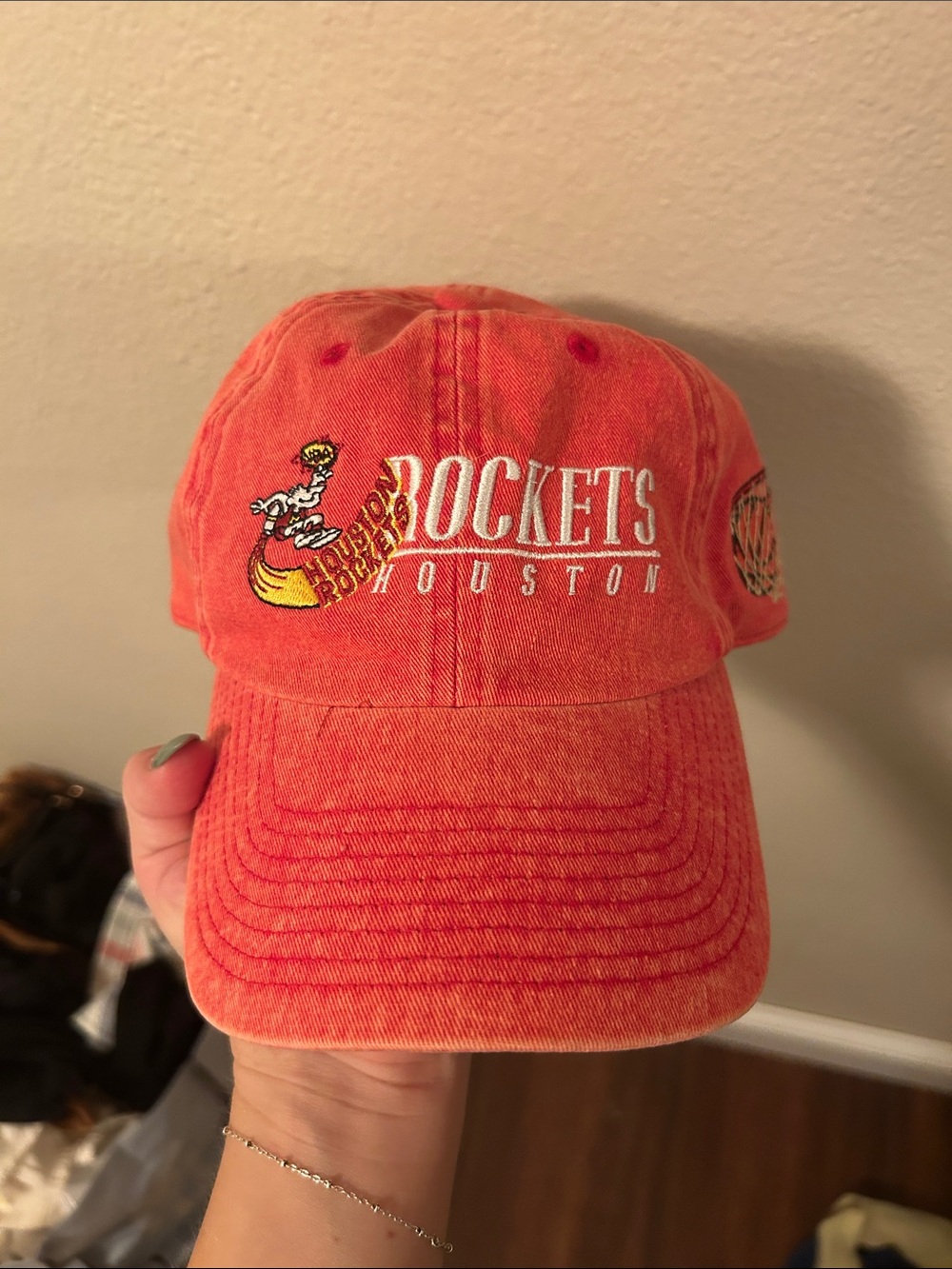 Houston Rockets Adjustable Red Baseball Cap
